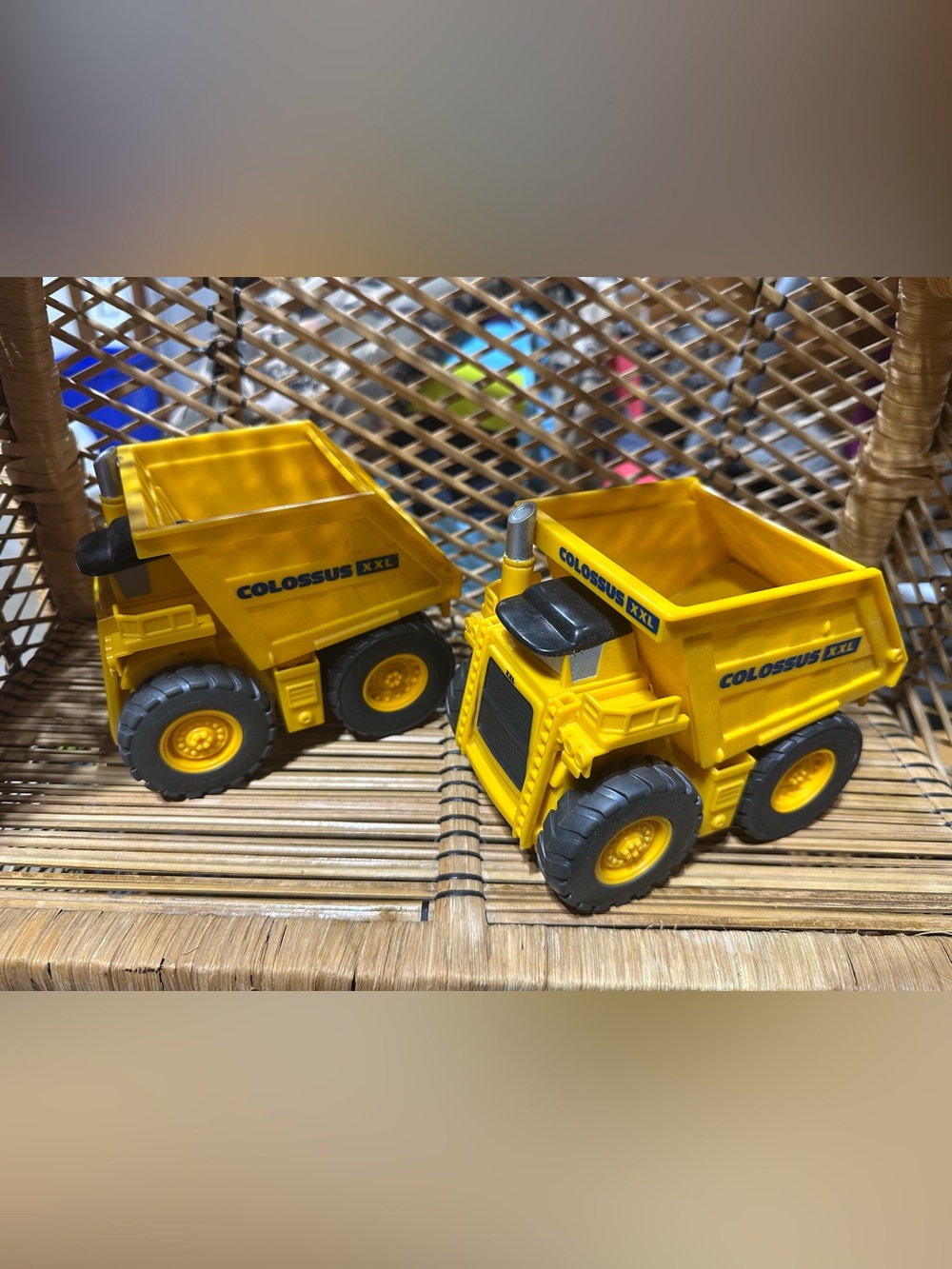 Disney Pixar Cars Micro Drifters Colossus XXL Car-Chomping Dump Trucks 2012 Rare